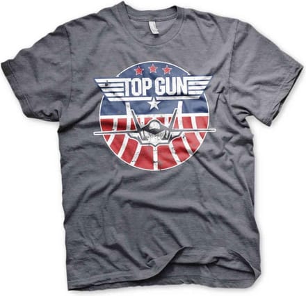 Top Gun Heren Tshirt -S- Tomcat Grijs