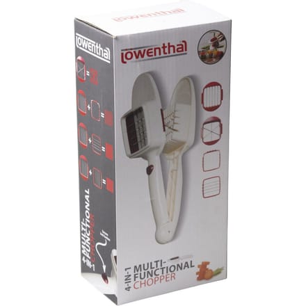 4-in-1 Multifunctionele groente/aardappel snijder wit - Keukenbenodigdheden - Kookbenodigdheden