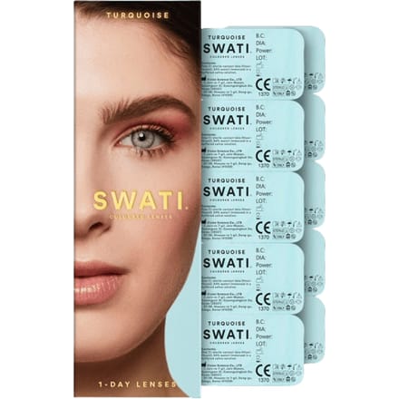 Swati Turqoise 1-Day Lenses 1 paar