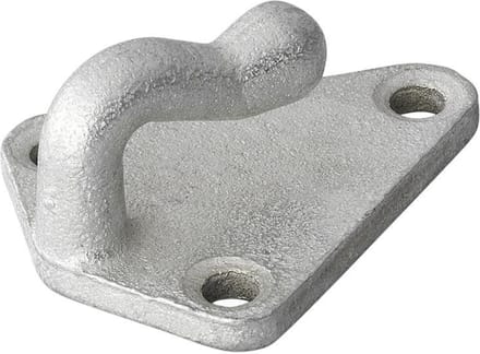 ProPlus Metaal touwhaak - schroefbaar - 40 x 45 mm - 3 gaten