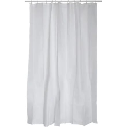 MSV Douchegordijn Wit – Waterdicht Douchegordijn van Polyester – 120 x 200 cm – Lichtgewicht en Sneldrogend