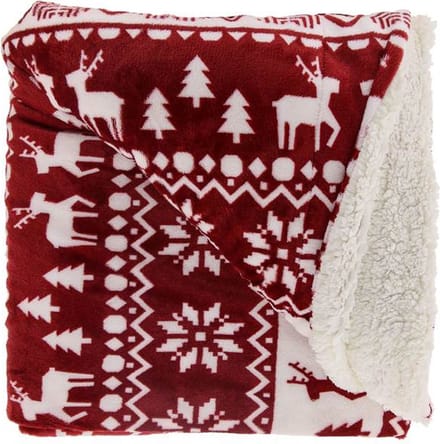 Unique Living Yael Plaid - 150x200 cm - Red