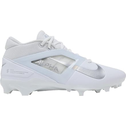 Nike Alpha Menace 4 Pro Wit Metallic Zilver 44