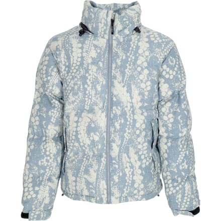 Mannen Ray Denim Puff Jacket lichtblauw