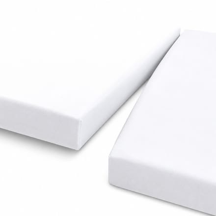 Day Dream split hoeslaken - jersey - 180 x 220 - Wit