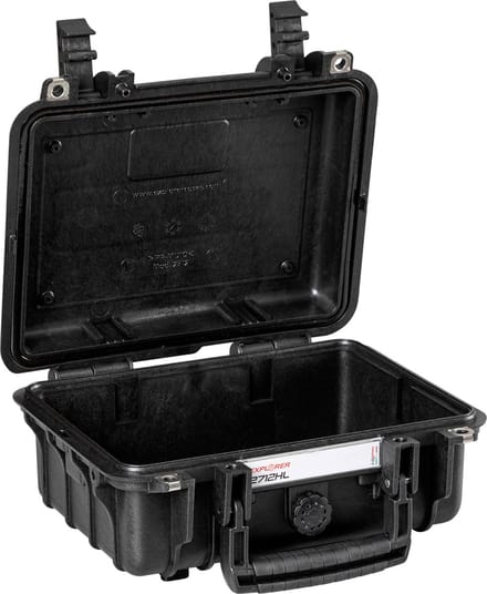 Explorer Cases Outdoor-koffer 2712HL.B E black empty (b x h x d) 28 x 20 x 12 cm Zwart 2712HL.B E