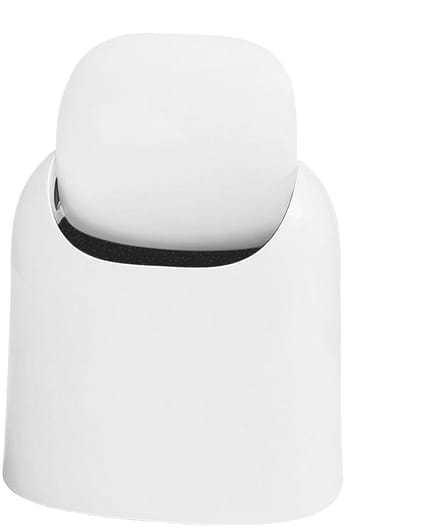 Mini prullenbak - Afvalbak deksel - Bureau organiseren - Verstelbare secties - 19.4 x 13.7 x 1 cm - Wit
