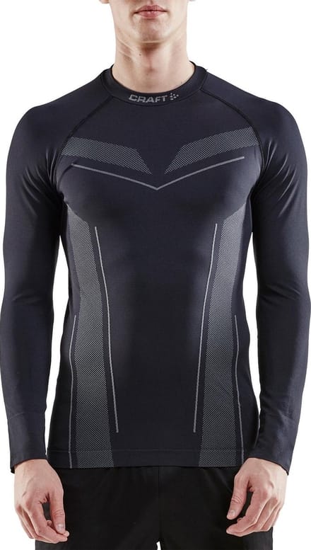 Craft Thermoshirt - Maat S  - Mannen - zwart/wit