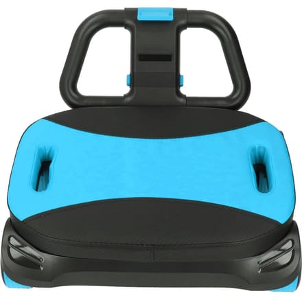 Roue abdominale à 4 roues avec support de coude, roue abdominale à rebond automatique bleu
