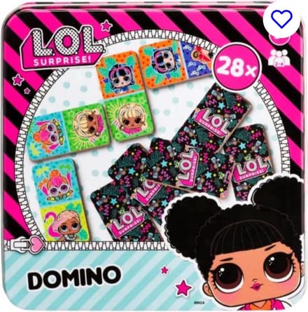 L.O.L. Surprise! Domino spel - Vanaf 3 jaar - 28 dominostenen