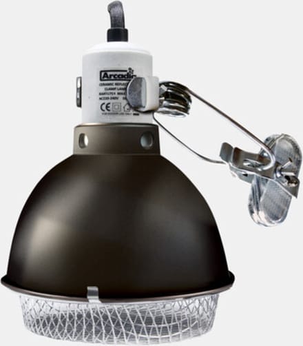 Arcadia Reflector met klem en keramische E27 fitting - Lampekap