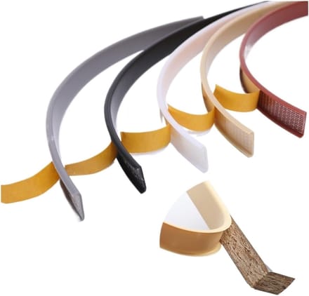 U-vormige randband - Meubelrand bescherming - Meubels afwerken - Zachte PVC afwerking - 1 meter - Wit