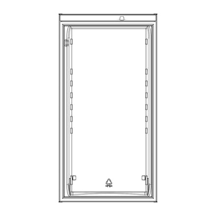AEG Witte koelkastdeur - 538x1032mm 8084060014