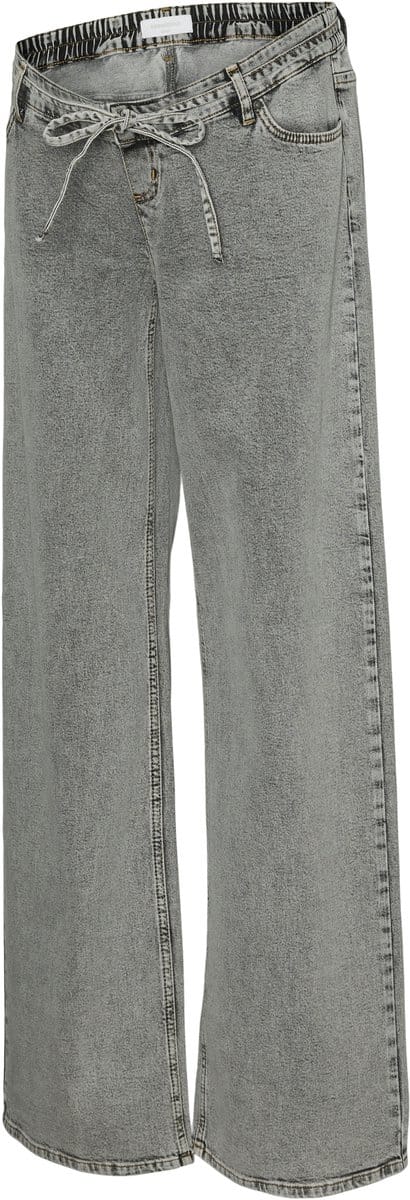 MAMALICIOUS - MLFULA WIDE LEG BELTED JEANS - Dames - Jeans