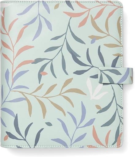 Organiser A5 Mint Groen Bloemen Design met Kalender 2025