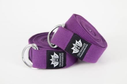 Om Namaste Yogariem - Paarse Riem voor Yoga