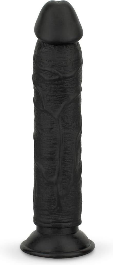 Dildo zonder ballen 22,5 cm - Zwart
