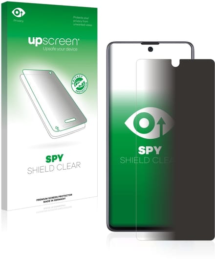 upscreen - privacy screenprotector voor Samsung Galaxy A71 5G - Folie Beschermfolie Blauwlichtfilter