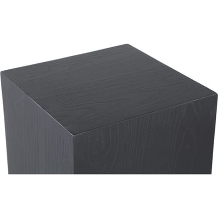 PTMD - Bloemenzuil Gustavo - Zwart - 30x30x40cm - Set van 2