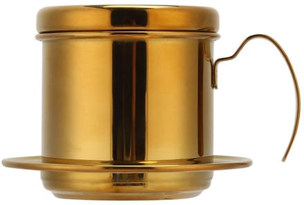 Dailygoods- Koffiezetapparaat Draagbaar - Mini Percolator - RVS Koffiepot - Handheld Koffiecup - Koffiedruppel - Compact formaat