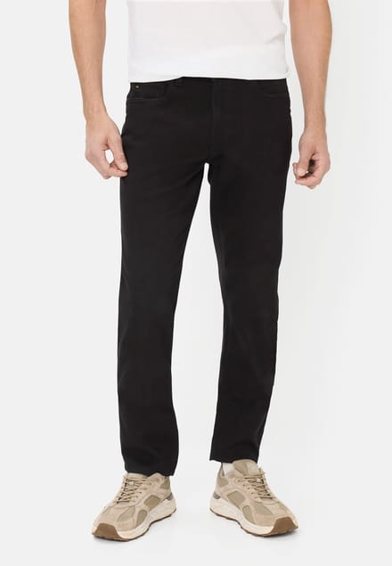 camel active Regular Fit 5-Pocket Broek - Maat menswear-38/32 - Zwart