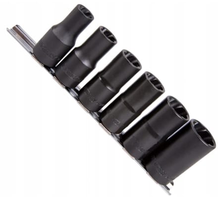 King Tony Dopslagdoppen voor Beschadigde Schroeven 1/2" - 9TD036MR