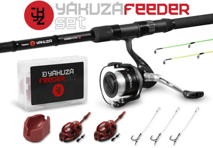 Delphin - YAKUZA - Feeder Visset – Compleet & Direct Klaar voor Gebruik - 3.30m