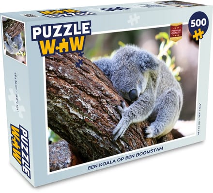 Puzzel Koala - Boom - Slapen - Kinderen - Jongens - Meiden - Legpuzzel - Puzzel 500 stukjes