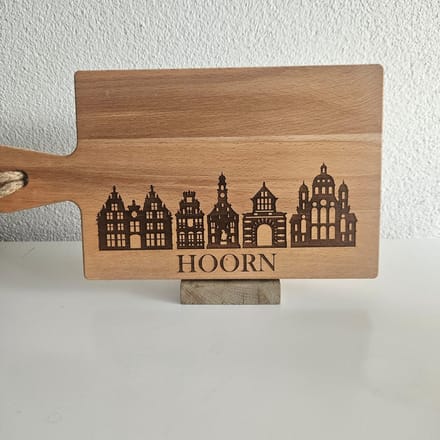 borrelplank beukenhout skyline Hoorn 34 cm