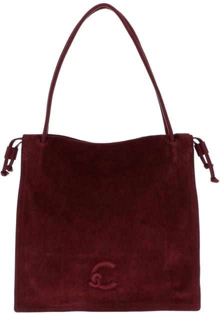 COCCINELLE Leren schoudertas Dulse Suede Shoulderbag Ribes / Ribes (rood)paars