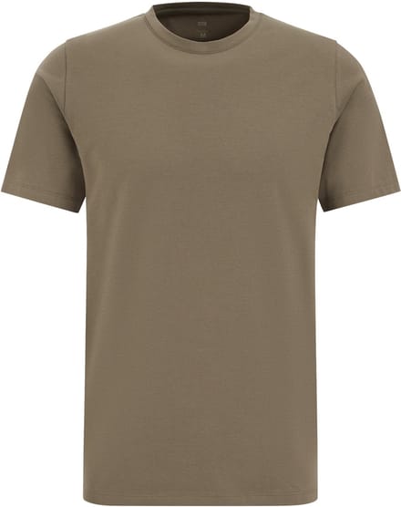 WE Fashion Heren slim fit T-shirt