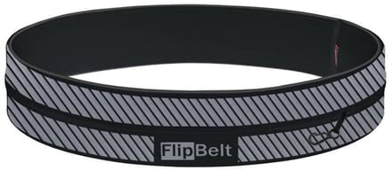 FlipBelt Classic Reflective - Running belt - Zwart - L