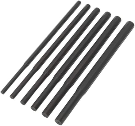 Parallelle Chasse-goupille Set - Drevels Set - Metaalbewerking - Chroom Vanadium Staal - 10-20mm - Zwart