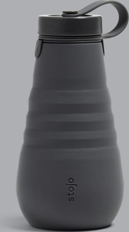 Stojo Drinkfles Carbon Siliconen 590 Ml Antraciet