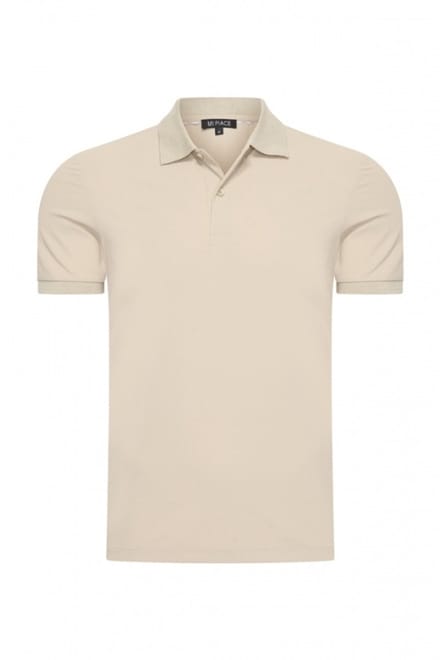 MI PIACE - Travel Men Polo Shirt 2013 Sand - Maat : M