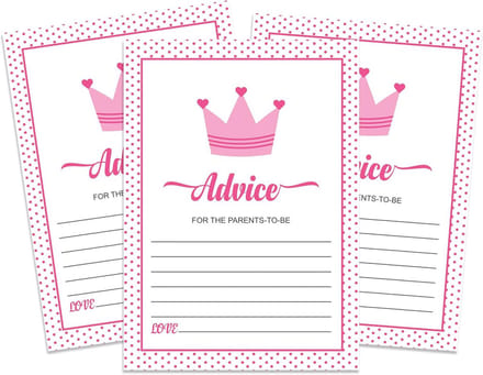 50 Advieskaarten Babyshower - Leuke Spelletjes en Activiteiten voor Meisjesfeest