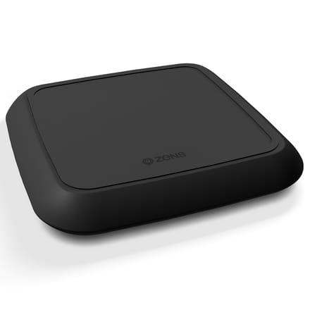 Zens Single Fast Wireless Charger - Draadloze oplader geoptimaliseerd geschikt voor Apple iPhone - 10 Watt