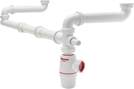 Witte Afvoerset voor Wastafel met Siphon