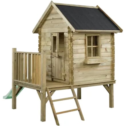 Swingking Speelhuisje Camilla Met Glijbaan Pastel Groen