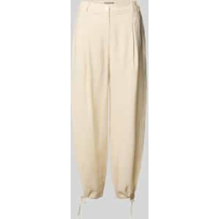 relaxed fit broek met afgewerkte zoomboorden