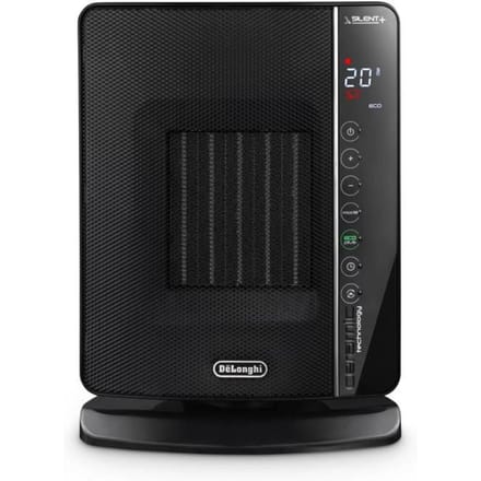 DELONGHI Keramische kachel - DCH7993ER.BC - 2400W - Zwart en chroom