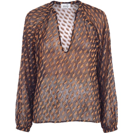 Niu - Blusa - 480655 - Fantasia Ocra