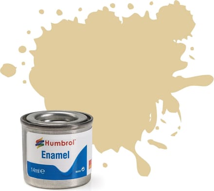 Humbrol Emailleverf Mat - 14 ml - No. 121 Pale Stone
