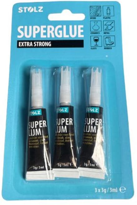superlijm 3x3gram