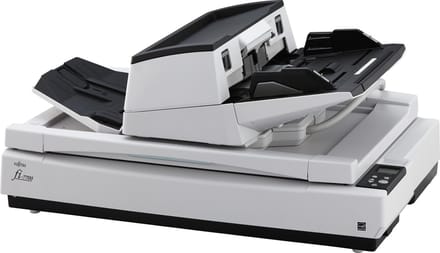 Fujitsu fi-7700 Flatbed & ADF scanner 600 x 600DPI A3 Zwart, Wit