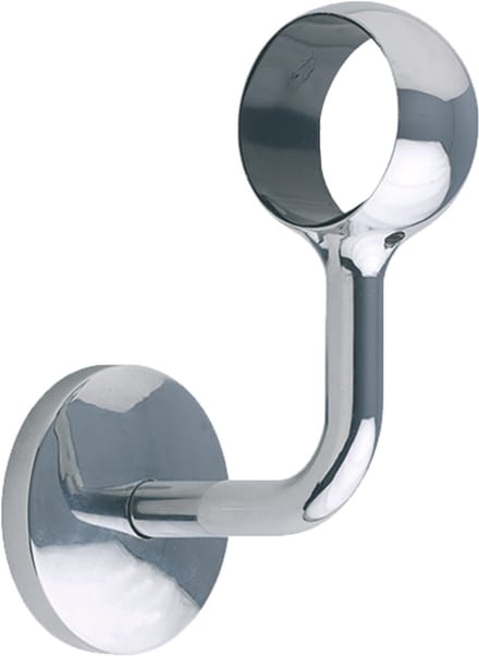 Kordo - Steun voor handrail in roestvrij staal - Chroomafwerking