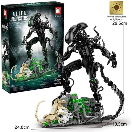 Xenomorph vs Predator Bouwstenen Alien vs Predator Figuur Model Speelgoed Set voor Cadeaus Collectie Fans No Box