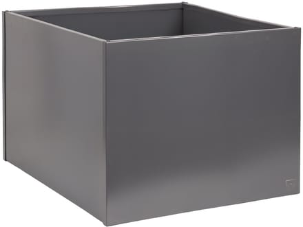UNUS® Plantenbak Bloembak Bloempot vierkant 80x80x80 cm antraciet