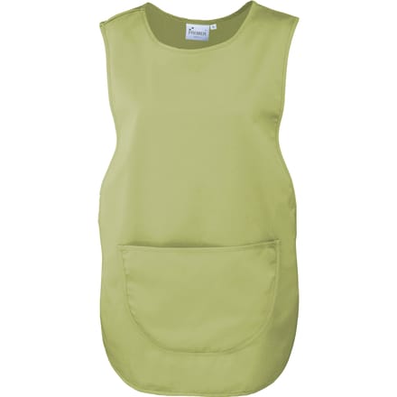 Premier Dames / Dames Pocket Tabard / Werkkleding (Pakket van 2) (Kalk)