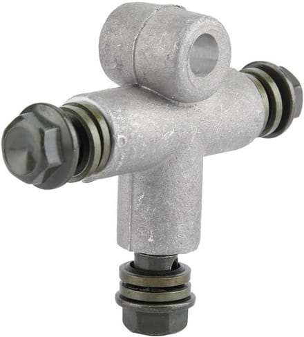 3-Weg Slangadapter voor Motor en ATV - Hydraulische Remolie Slangverbinding 10mm Tee Coupling